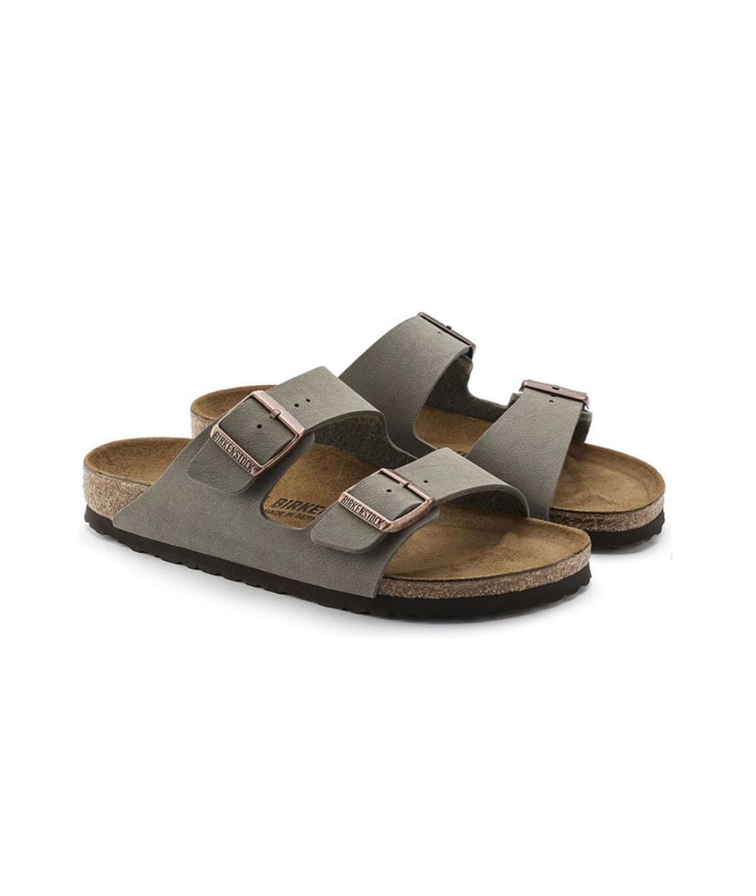 BIRKENSTOCK Бежевые сабо, фото 2