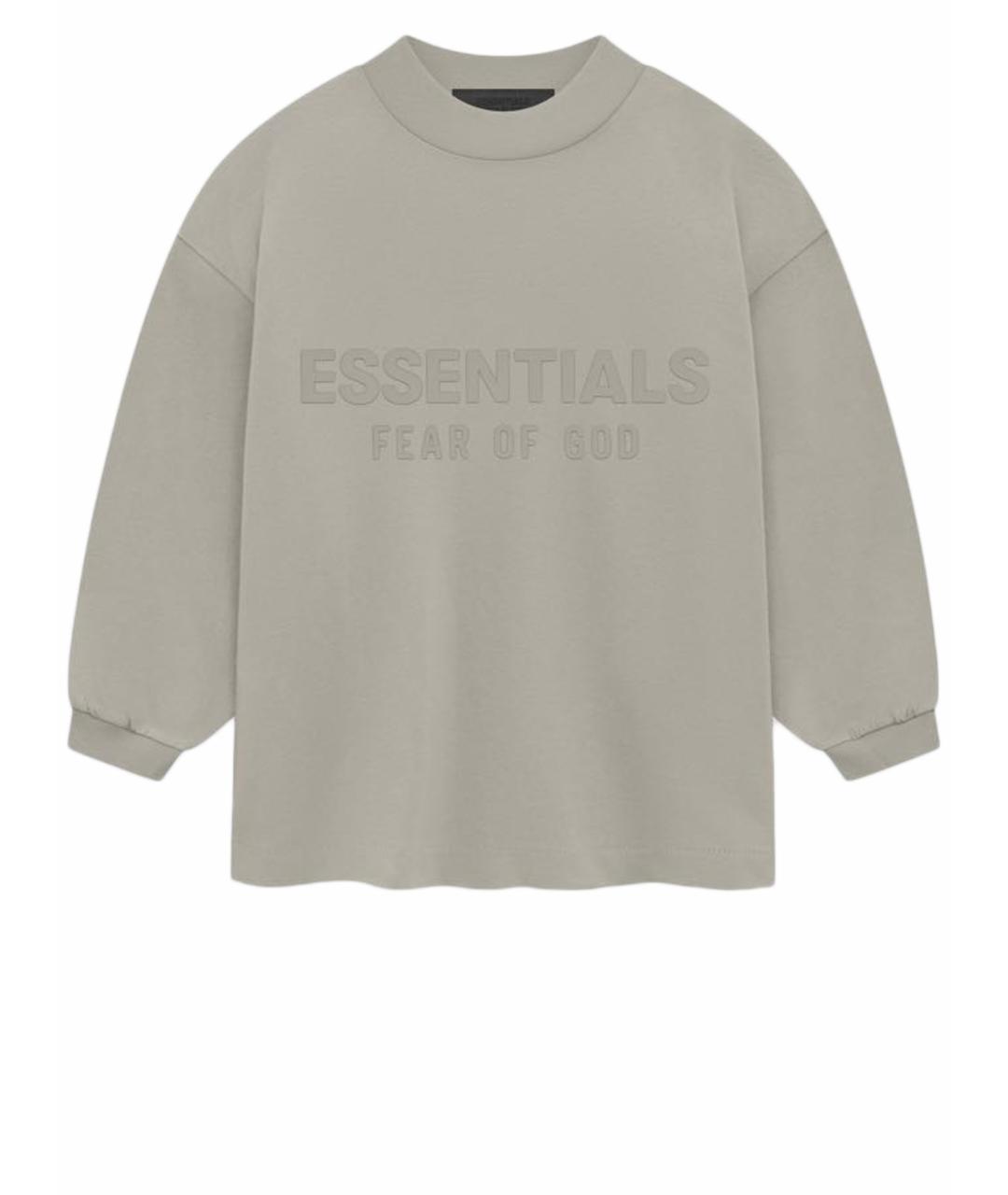 FEAR OF GOD ESSENTIALS Бежевая хлопковая детская футболка, фото 1