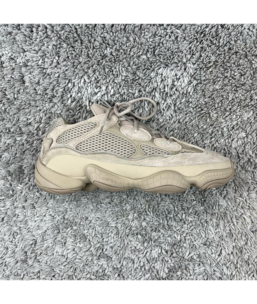 ADIDAS YEEZY Бежевые низкие кроссовки / кеды, фото 9