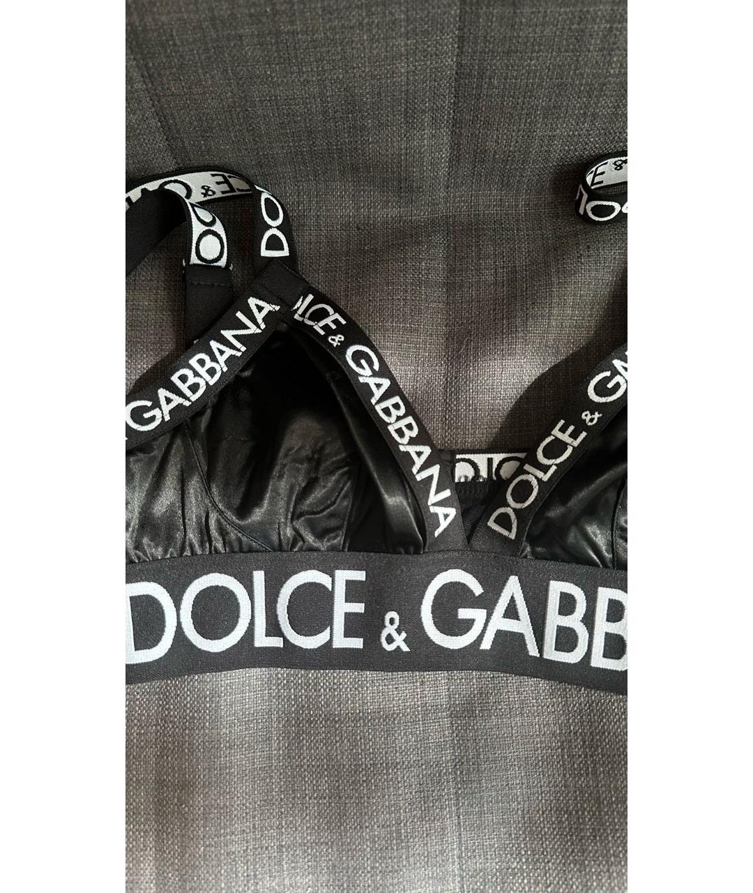 DOLCE&GABBANA Черный атласный корсет, фото 4