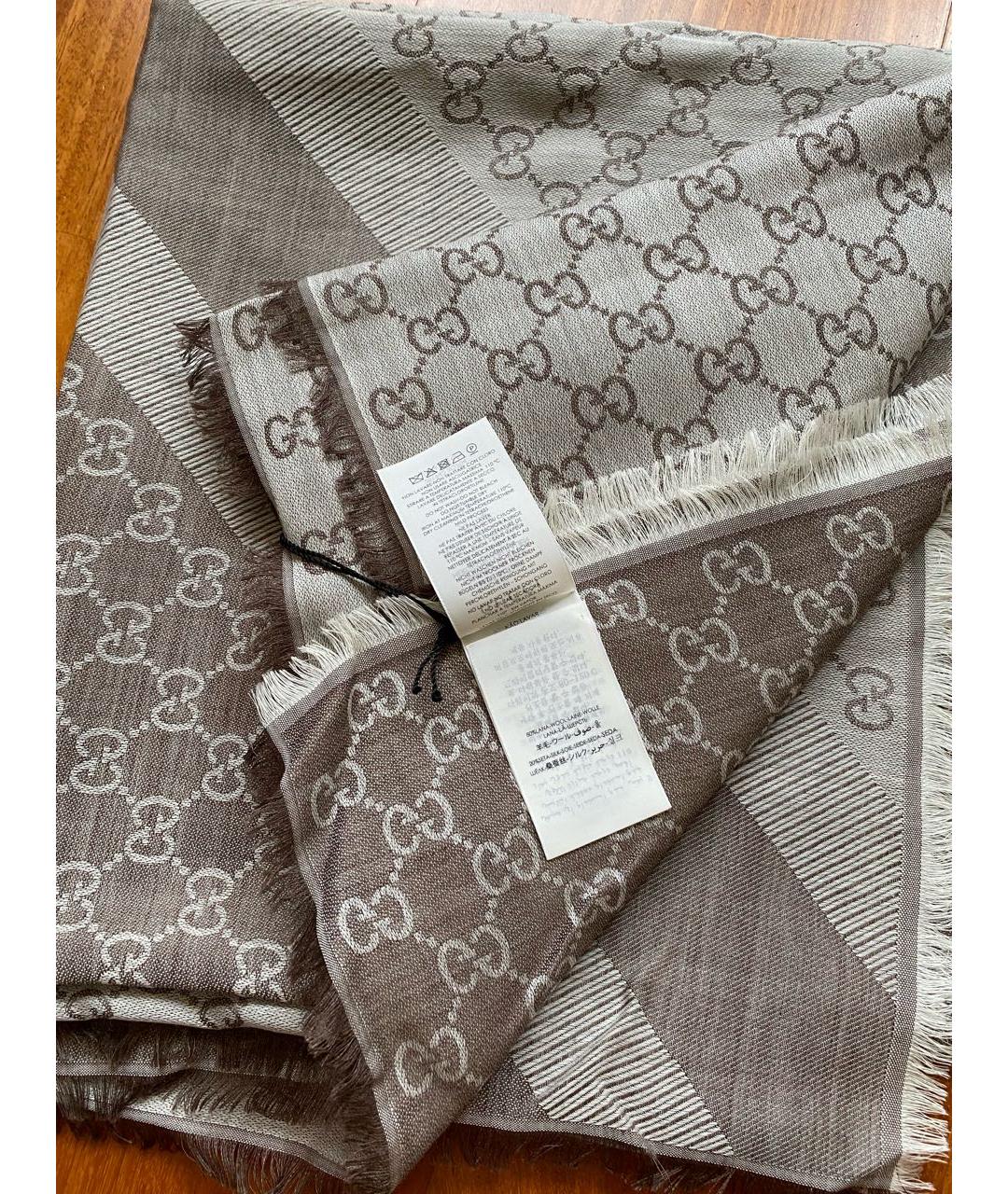 GUCCI Шерстяной платок, фото 3