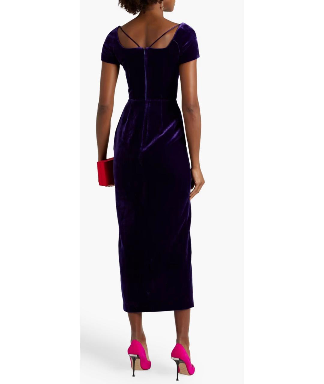 RASARIO Фиолетовое бархатное вечернее платье, фото 3