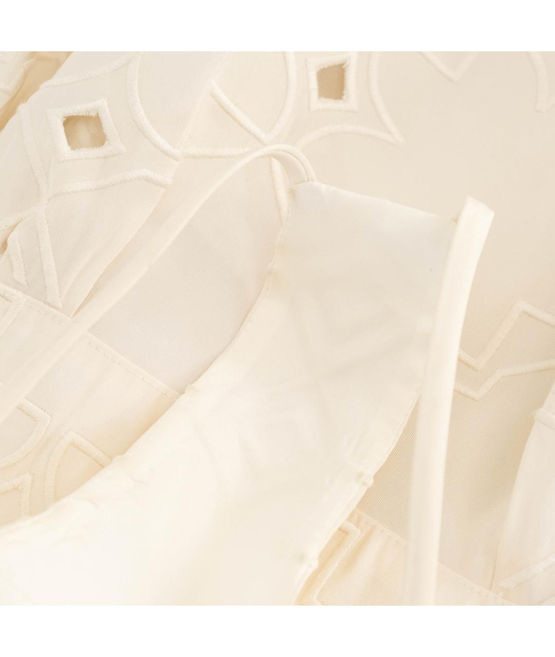 TIBI Белый шелковый костюм с юбками, фото 7