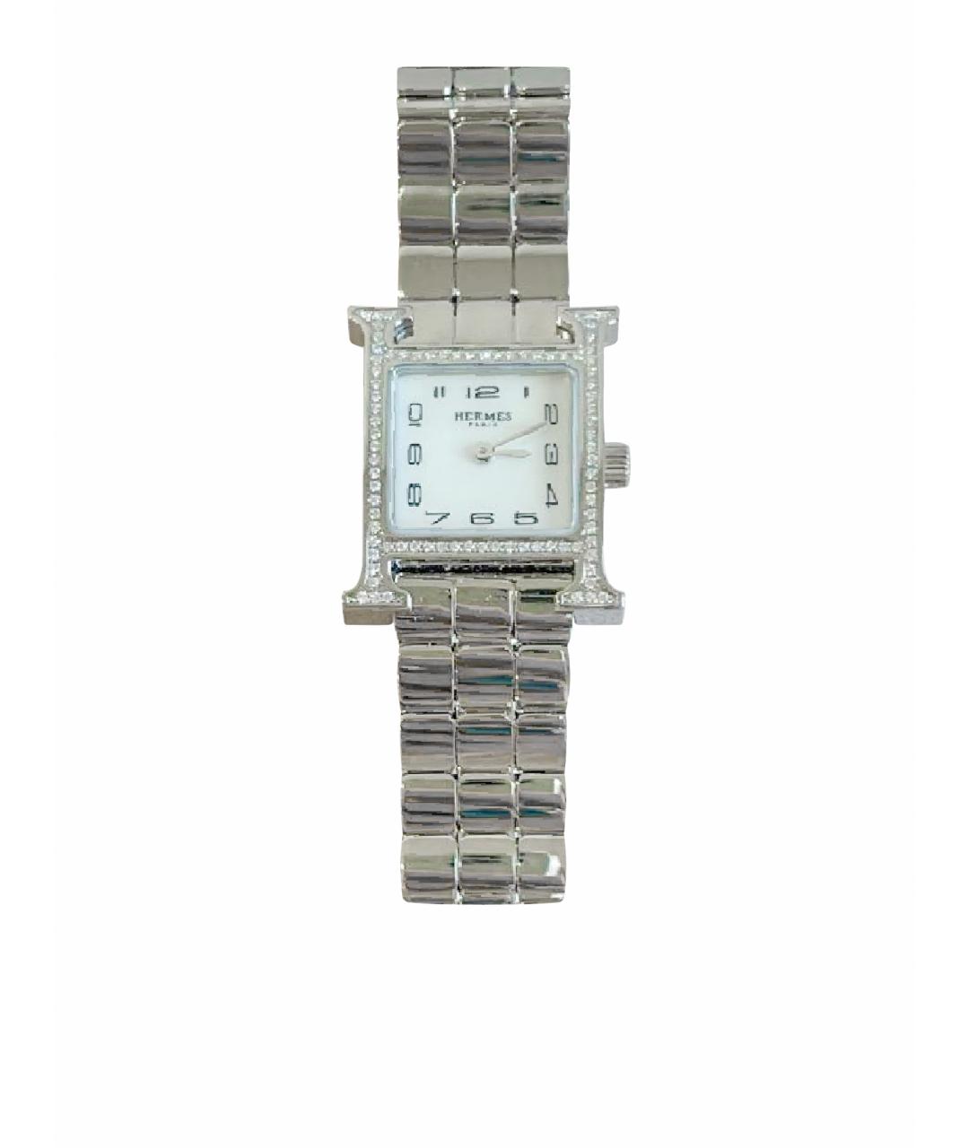 HERMES Серебряные металлические часы, фото 1