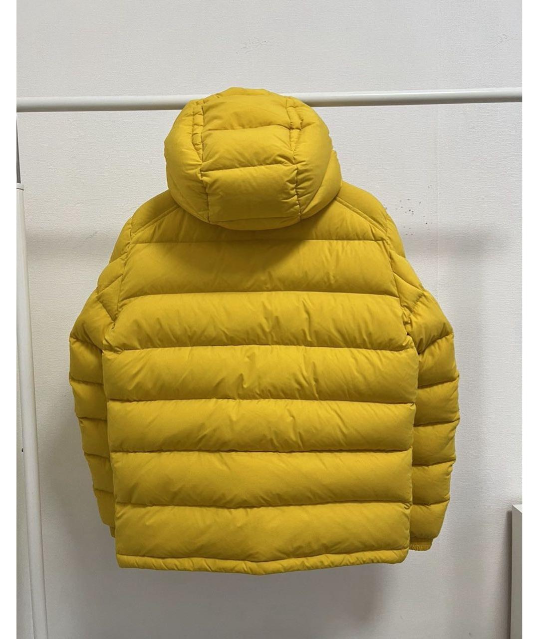 MONCLER Желтый пуховик, фото 3