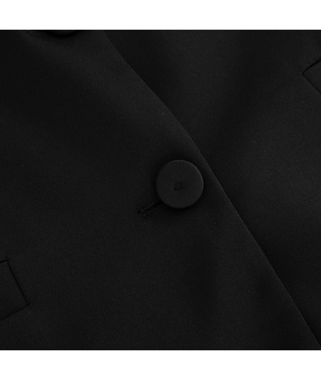 ERMANNO SCERVINO Черный полиэстеровый жакет/пиджак, фото 4