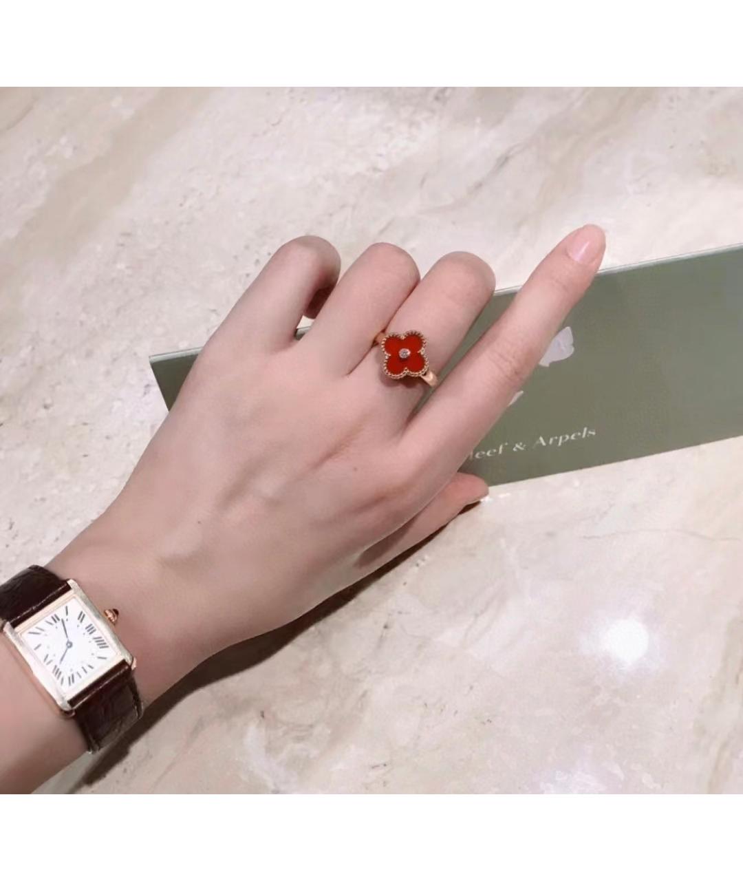 VAN CLEEF & ARPELS Красное кольцо из желтого золота, фото 6