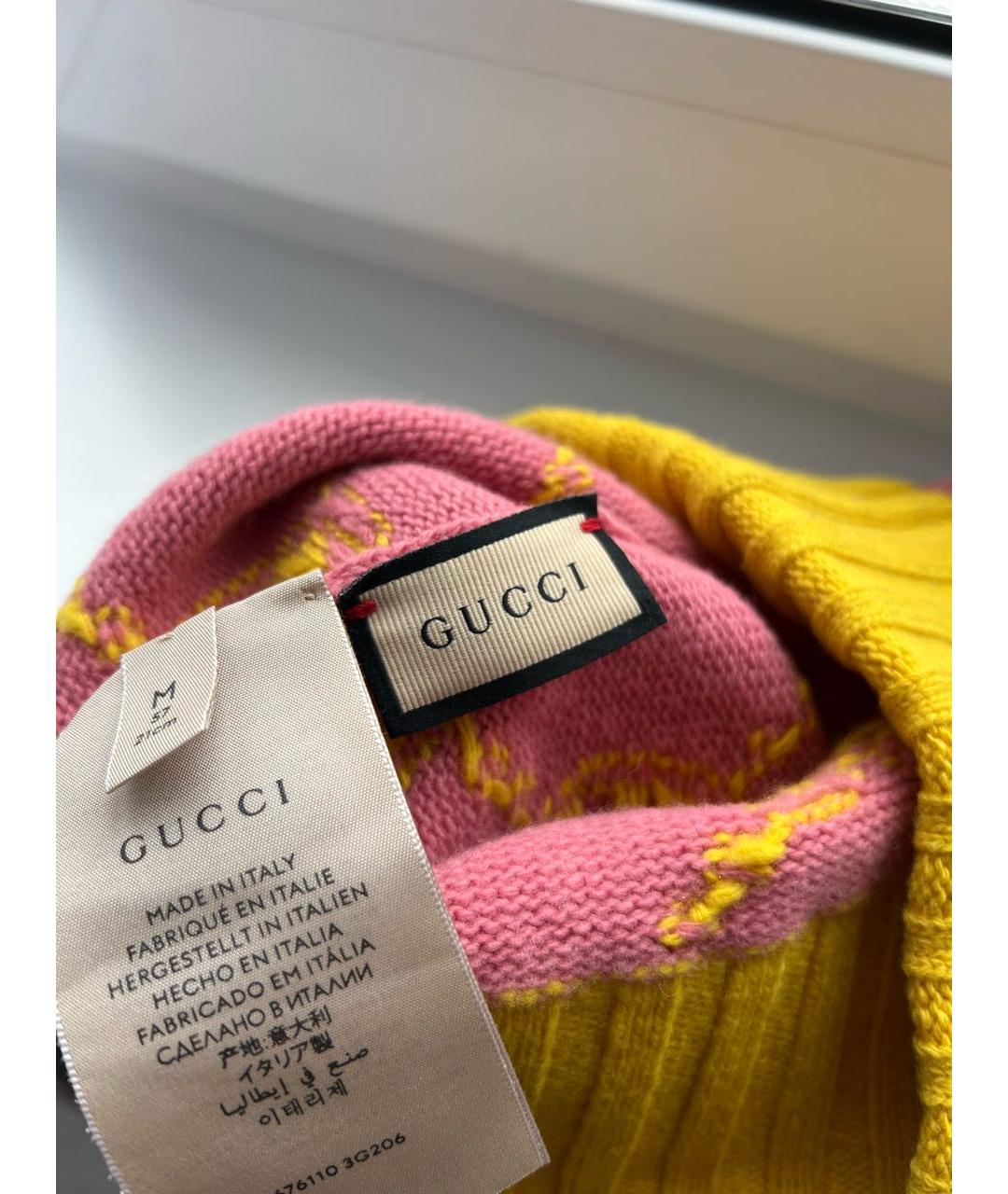 GUCCI Мульти шерстяная шапка, фото 4