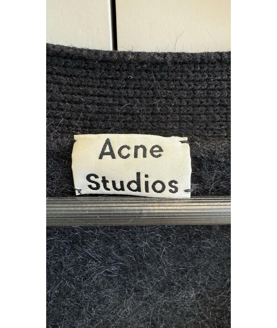 ACNE STUDIOS Черный кардиган, фото 5