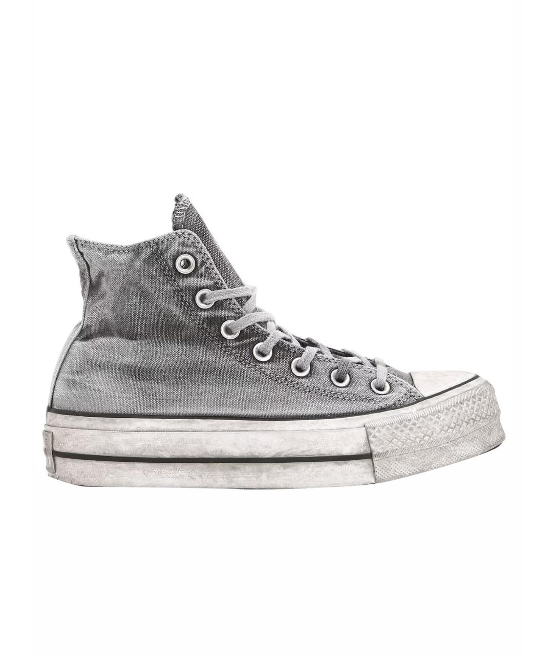 CONVERSE Серые текстильные кеды, фото 1