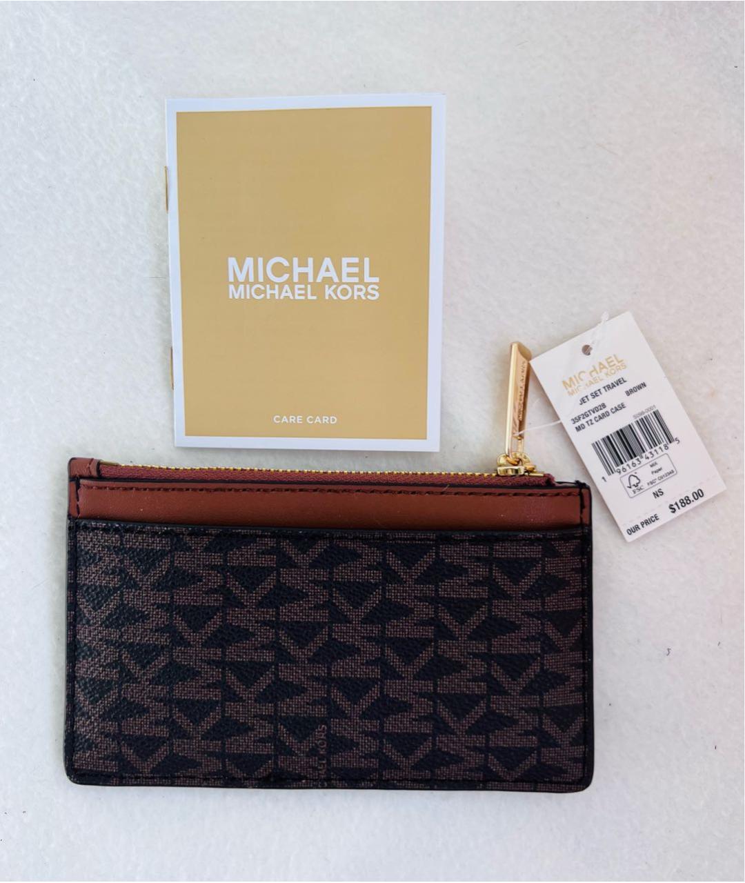 MICHAEL MICHAEL KORS Коричневый кардхолдер, фото 6