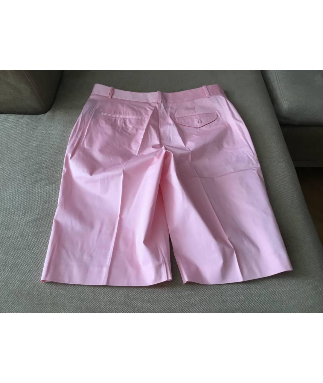 RALPH LAUREN Розовые хлопковые шорты, фото 4