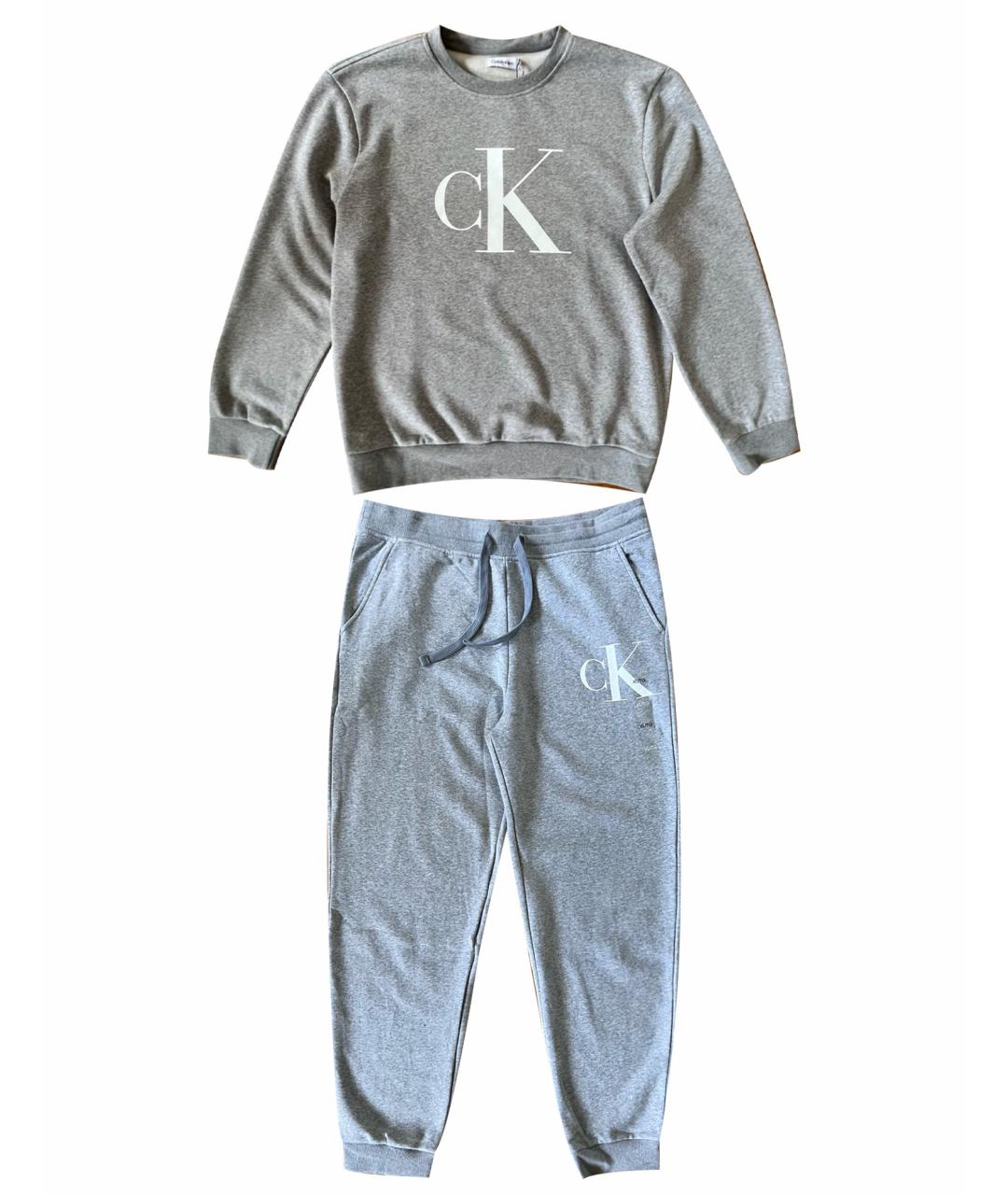 Calvin klein tracksuit grey best sale