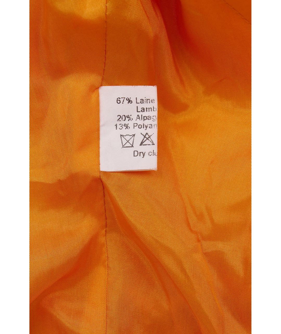 MUGLER VINTAGE Оранжевая куртка, фото 4