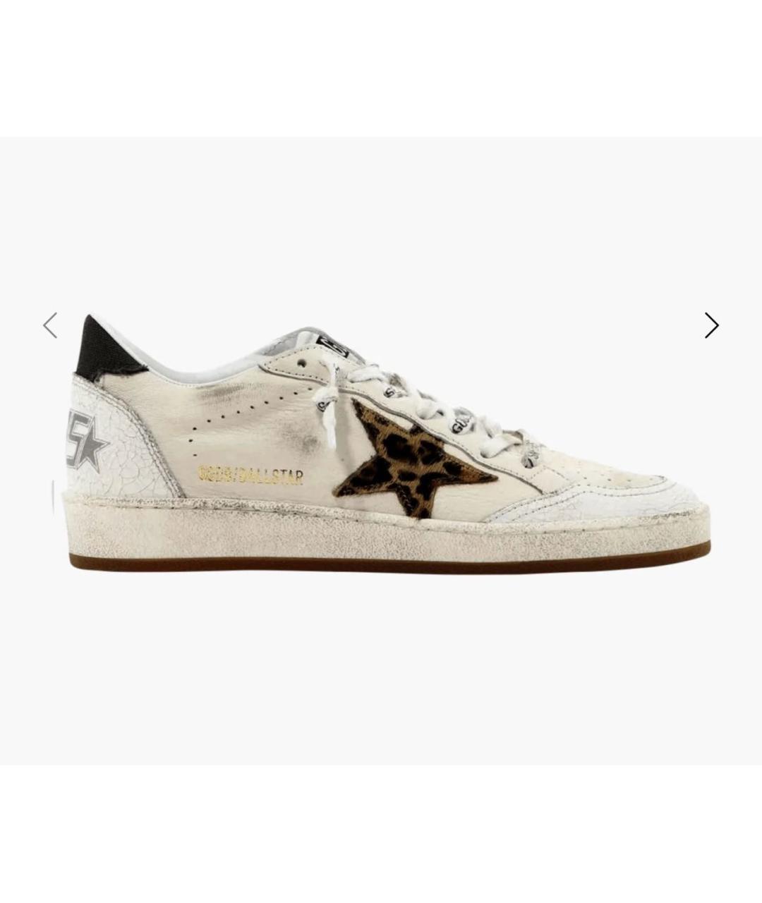 GOLDEN GOOSE DELUXE BRAND Белые кожаные кеды, фото 6