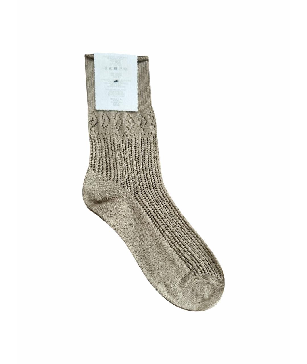 GUCCI Бежевые носки, чулки и колготы, фото 1