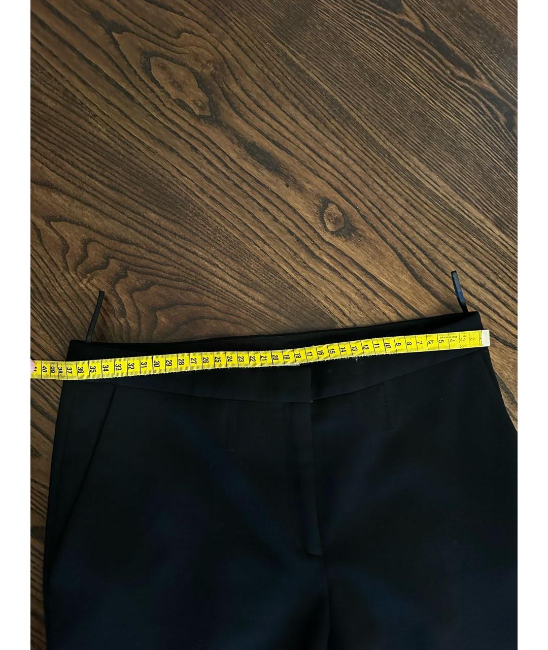 NINA RICCI Черные шерстяные брюки широкие, фото 6