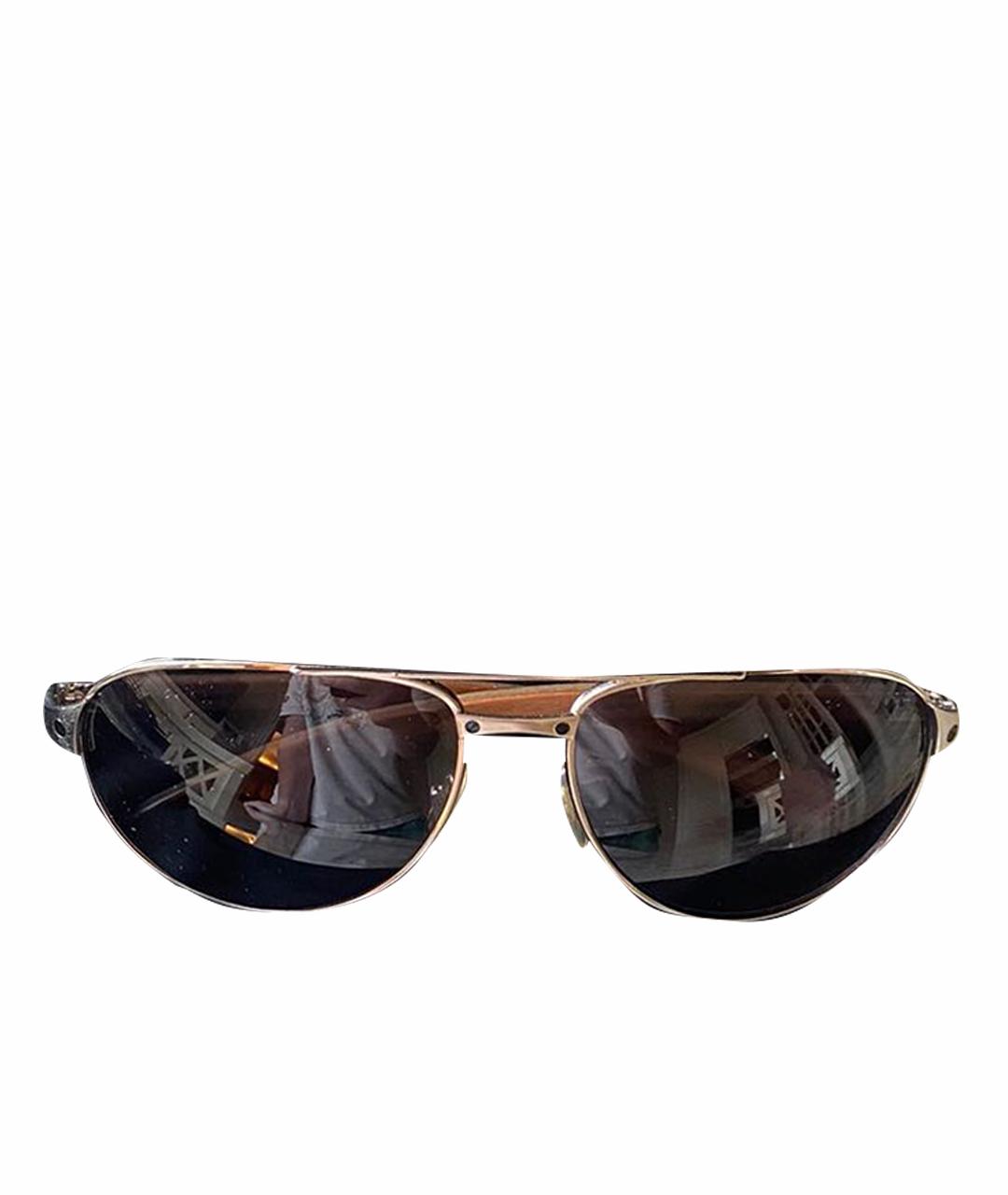 CARTIER Коричневые деревянные солнцезащитные очки, фото 1