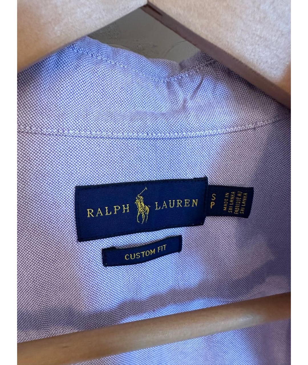 POLO RALPH LAUREN Фиолетовая хлопковая рубашка, фото 4