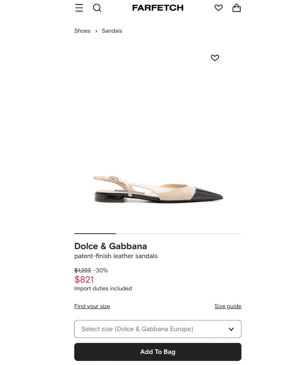 DOLCE&GABBANA Мюли из лакированной кожи, фото 2