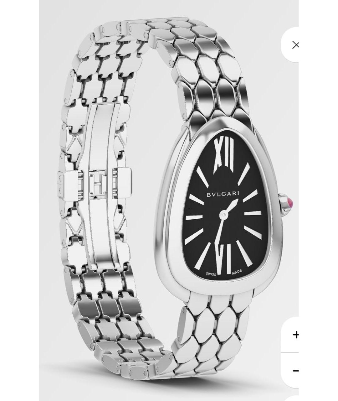 BVLGARI Серебряные часы, фото 4