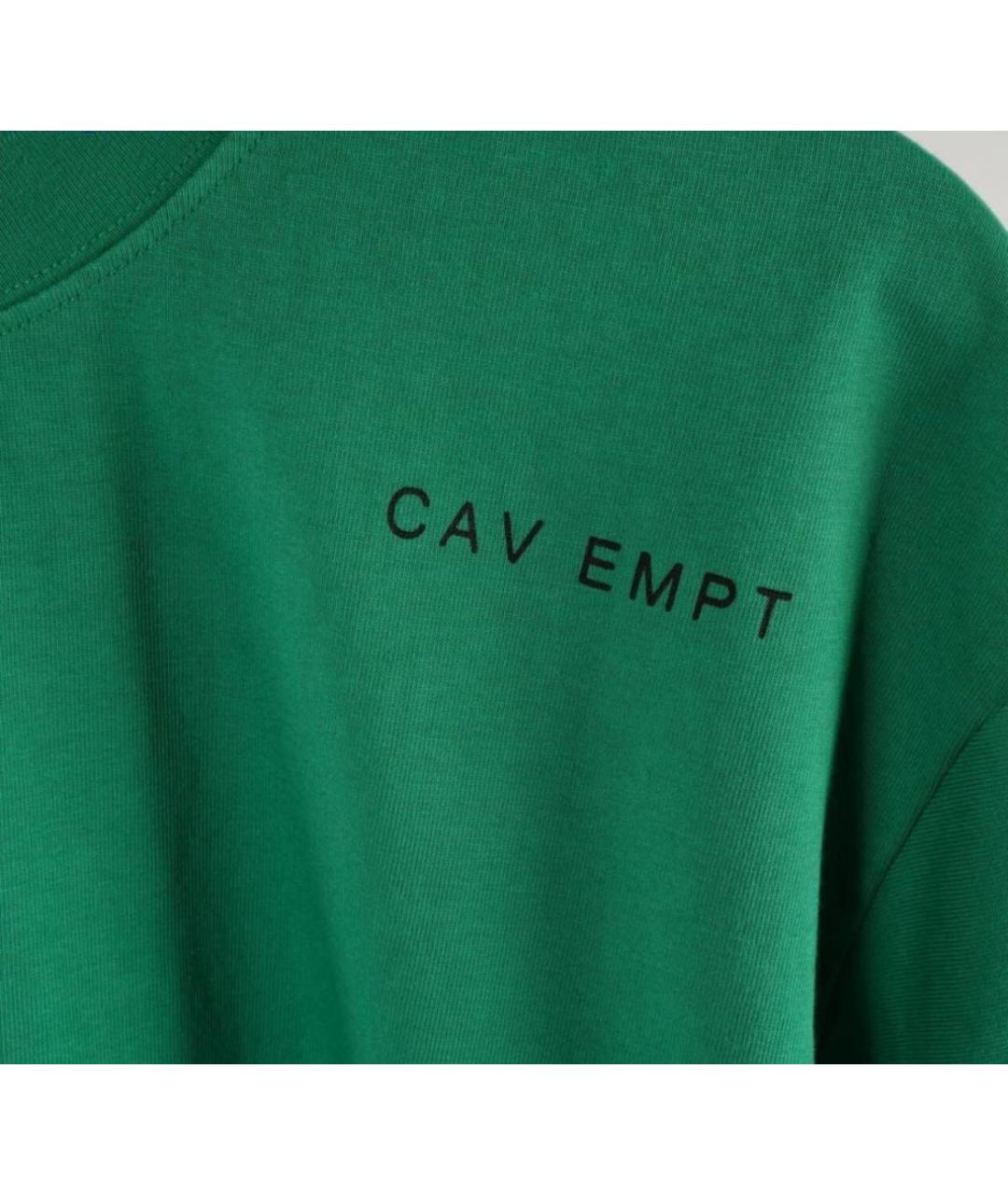 CAV EMPT Зеленая хлопковая футболка, фото 4