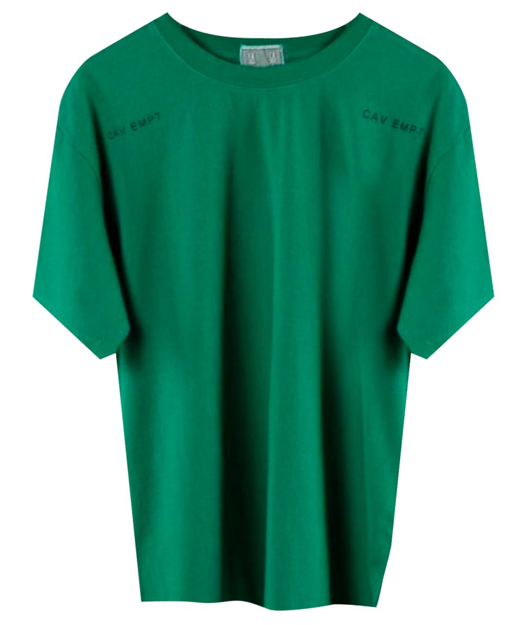 CAV EMPT Зеленая хлопковая футболка, фото 1