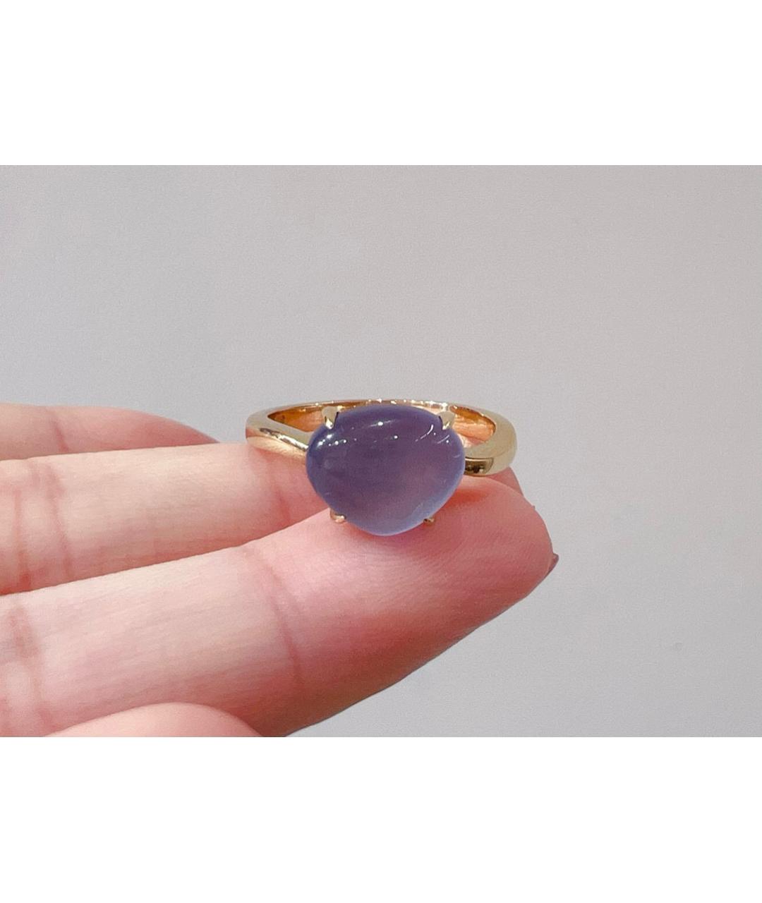 BVLGARI Фиолетовое кольцо из розового золота, фото 3