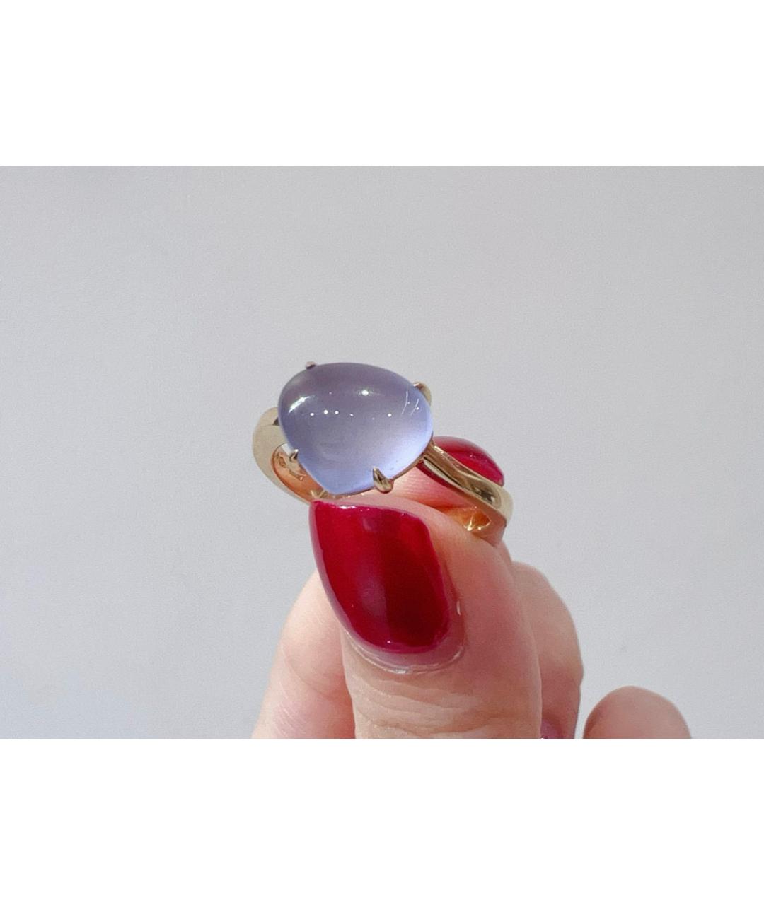 BVLGARI Фиолетовое кольцо из розового золота, фото 5