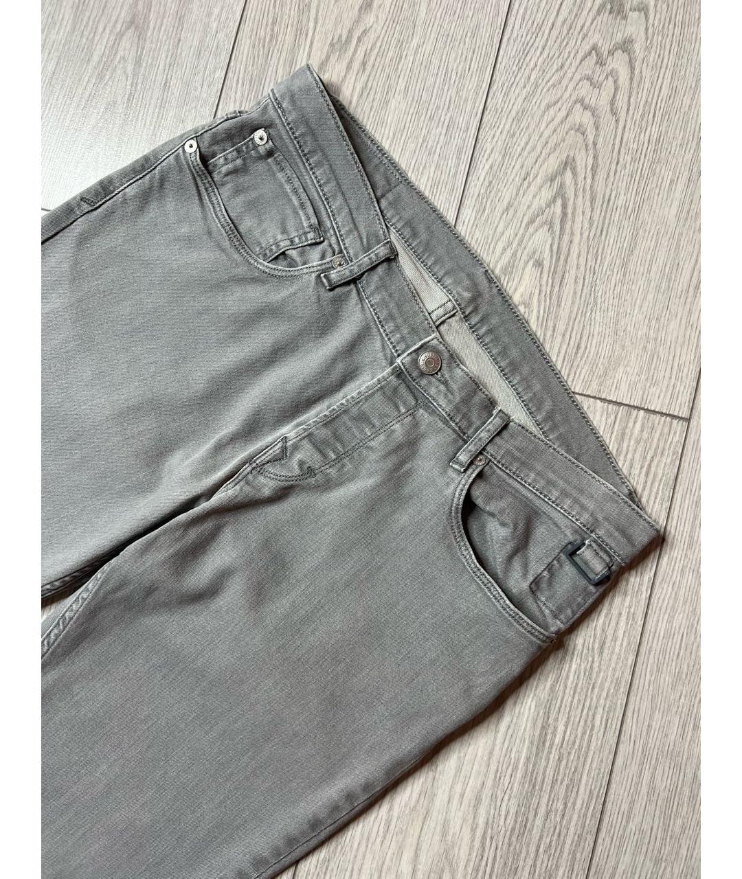 ZADIG & VOLTAIRE Серые хлопко-эластановые джинсы скинни, фото 2
