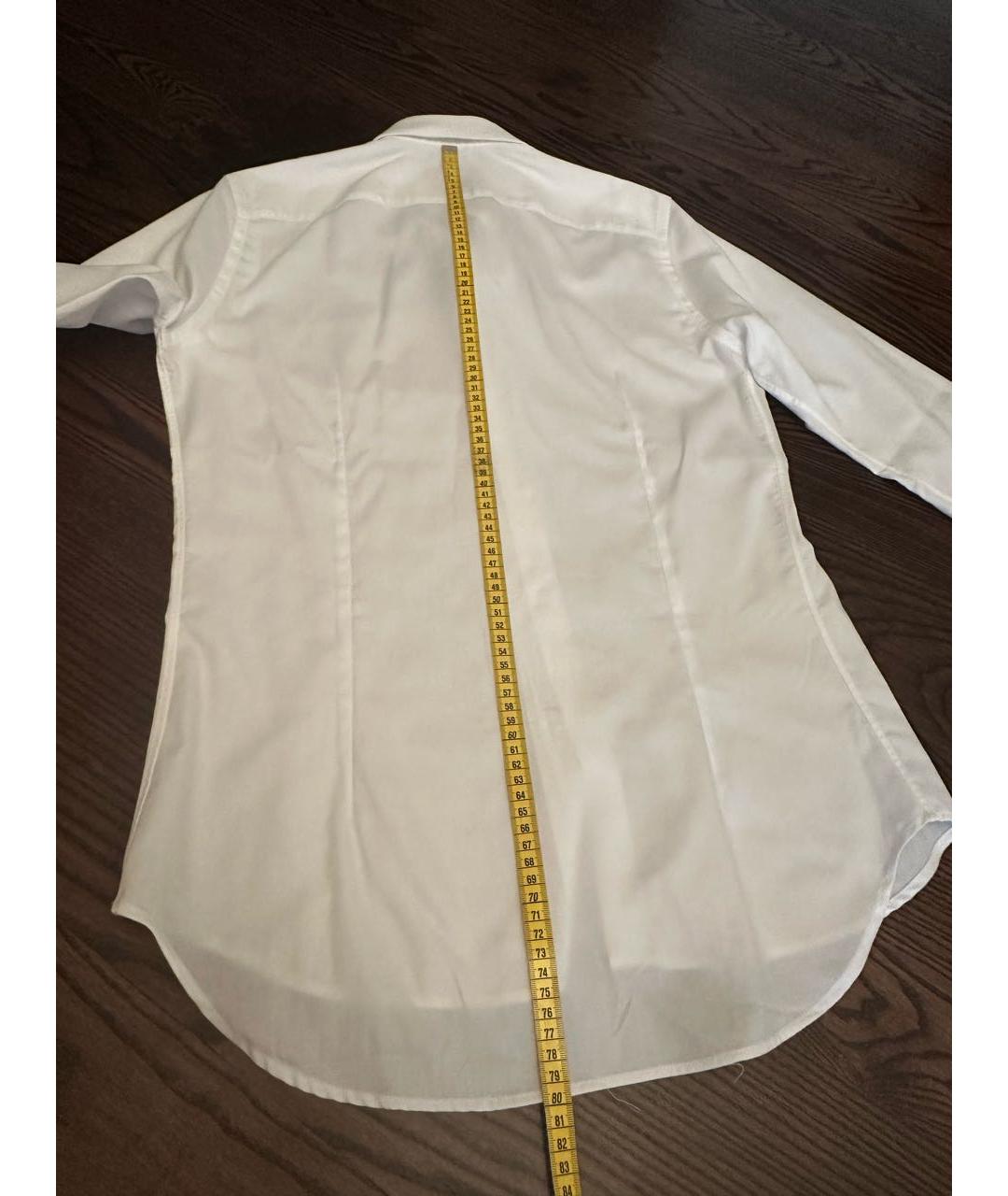 CANALI Белая хлопковая классическая рубашка, фото 6