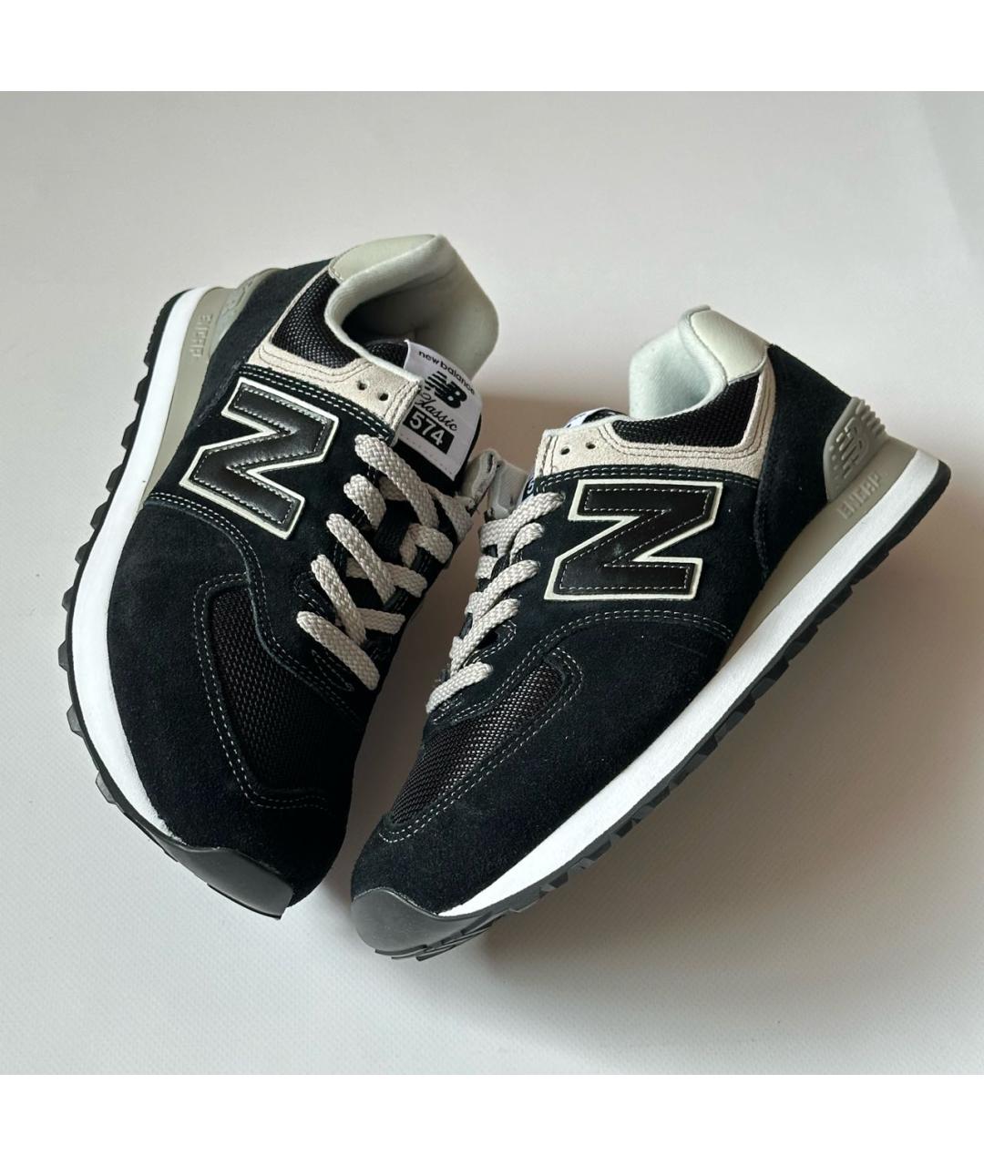 NEW BALANCE Черные низкие кроссовки / кеды, фото 4