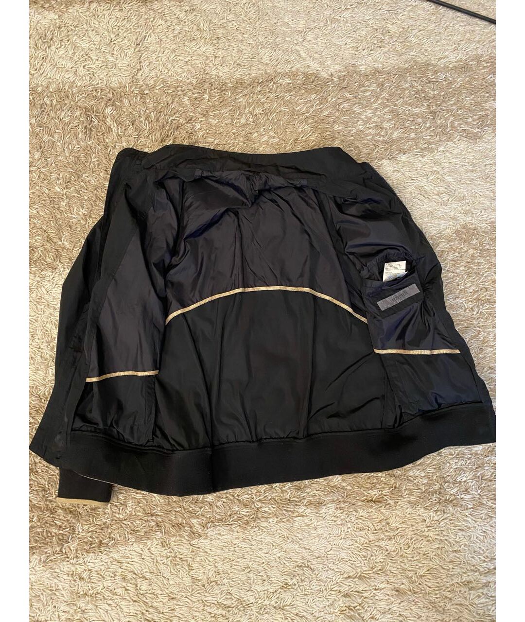 KARL LAGERFELD Черная полиэстеровая куртка, фото 5