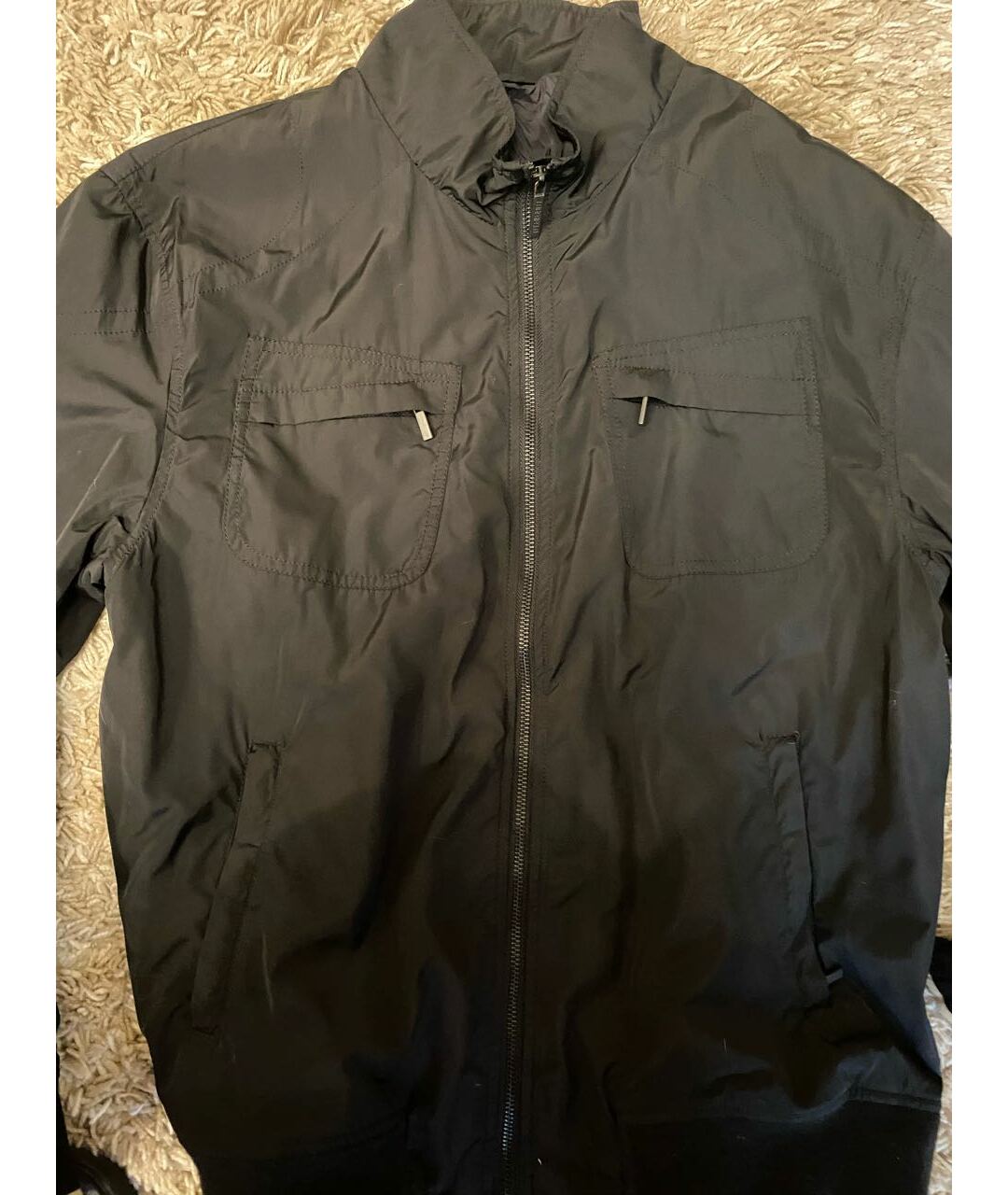 KARL LAGERFELD Черная полиэстеровая куртка, фото 3