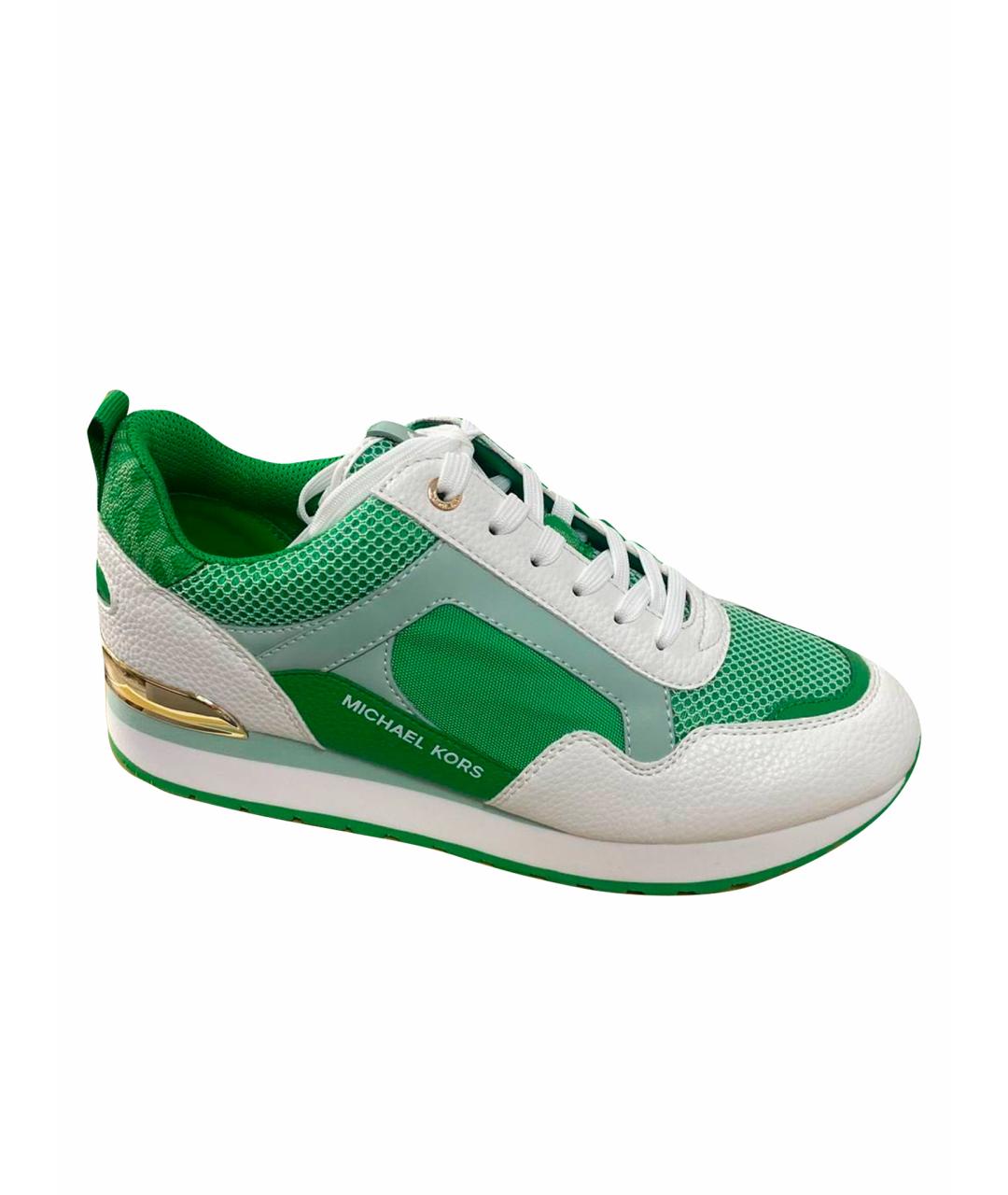 MICHAEL KORS Зеленые кроссовки, фото 1