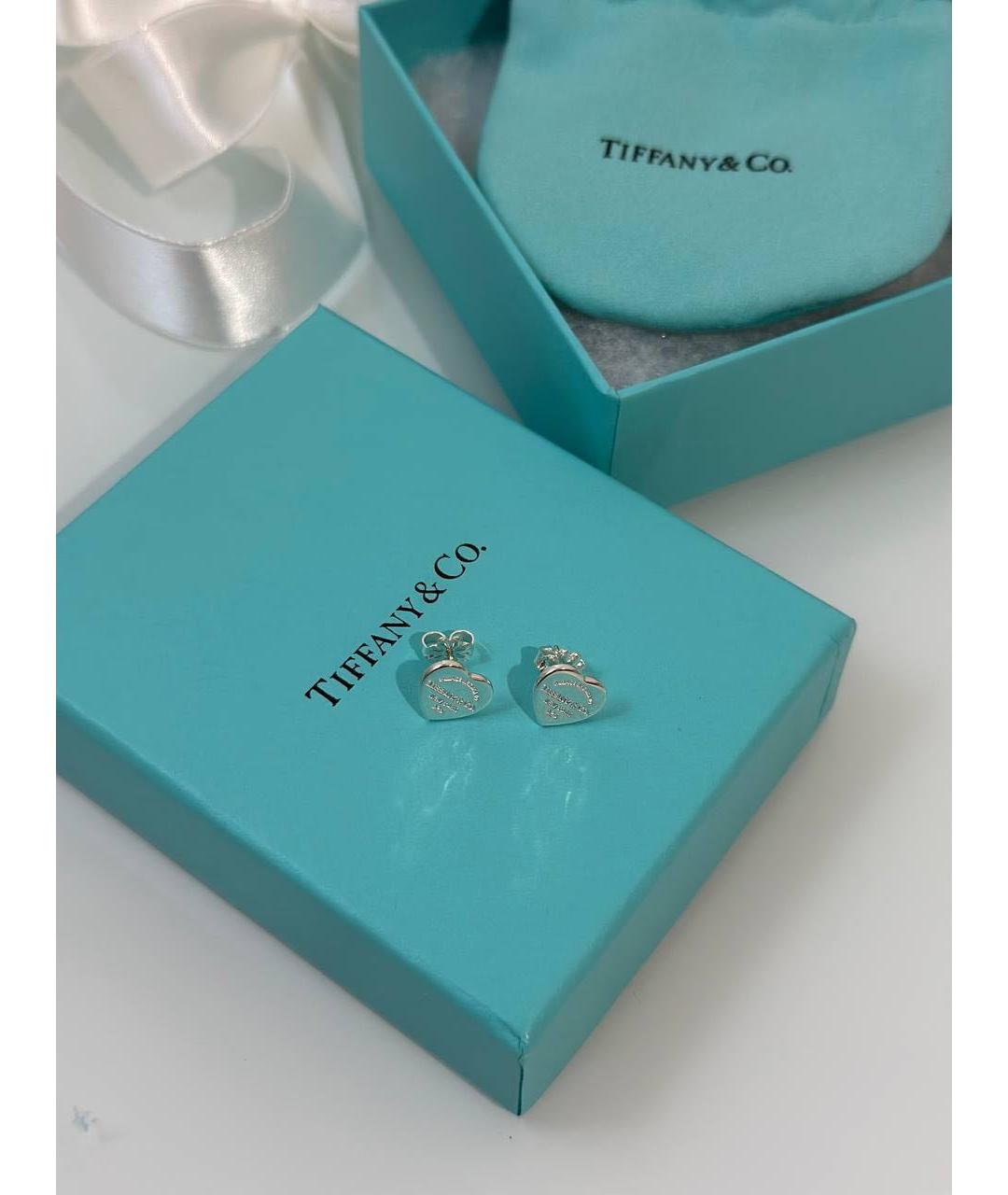 TIFFANY&CO Серебряные серебряные серьги, фото 3