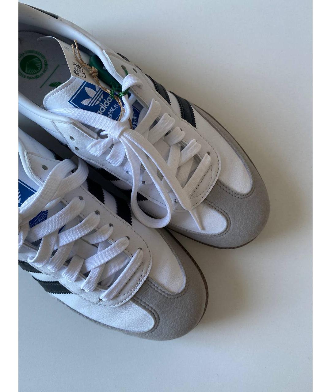 ADIDAS Белые синтетические кроссовки, фото 3