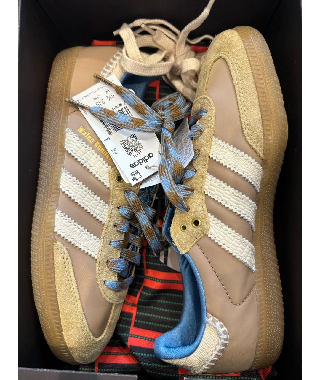 ADIDAS Горчичные замшевые кроссовки, фото 2