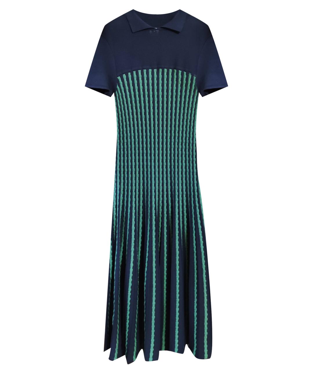 M MISSONI Темно-синее вискозное повседневное платье, фото 1