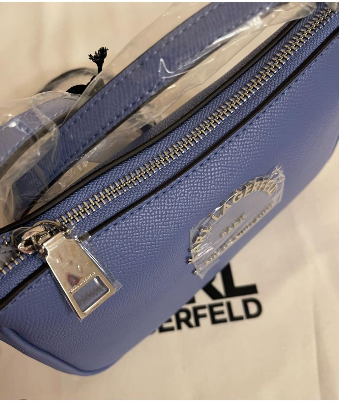 KARL LAGERFELD Синяя сумка через плечо, фото 3