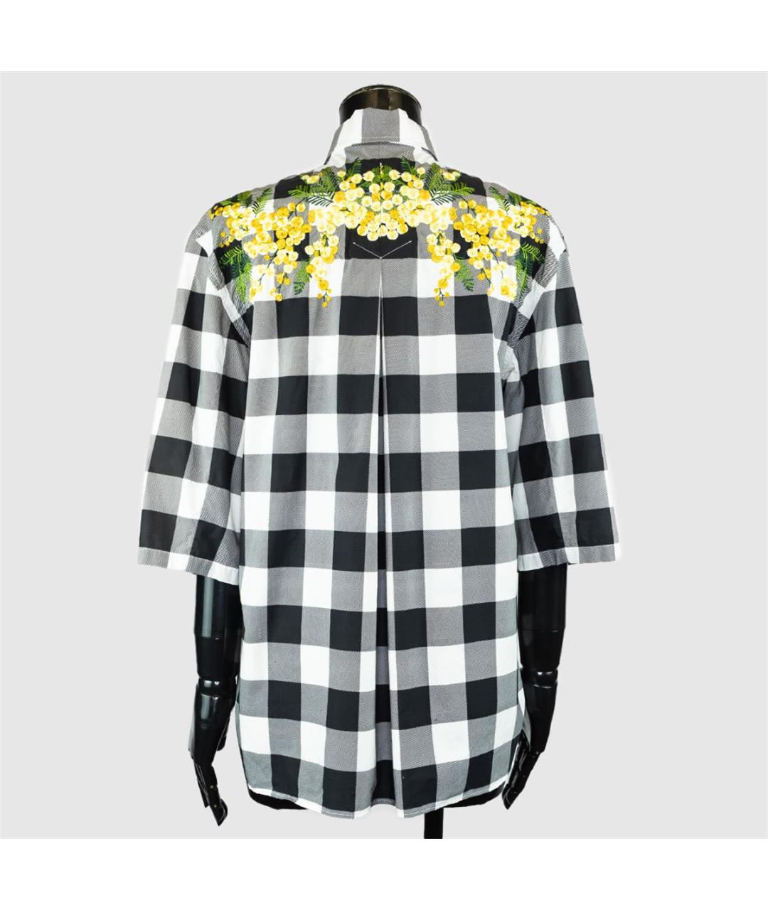 DOLCE&GABBANA Черная хлопковая рубашка, фото 3