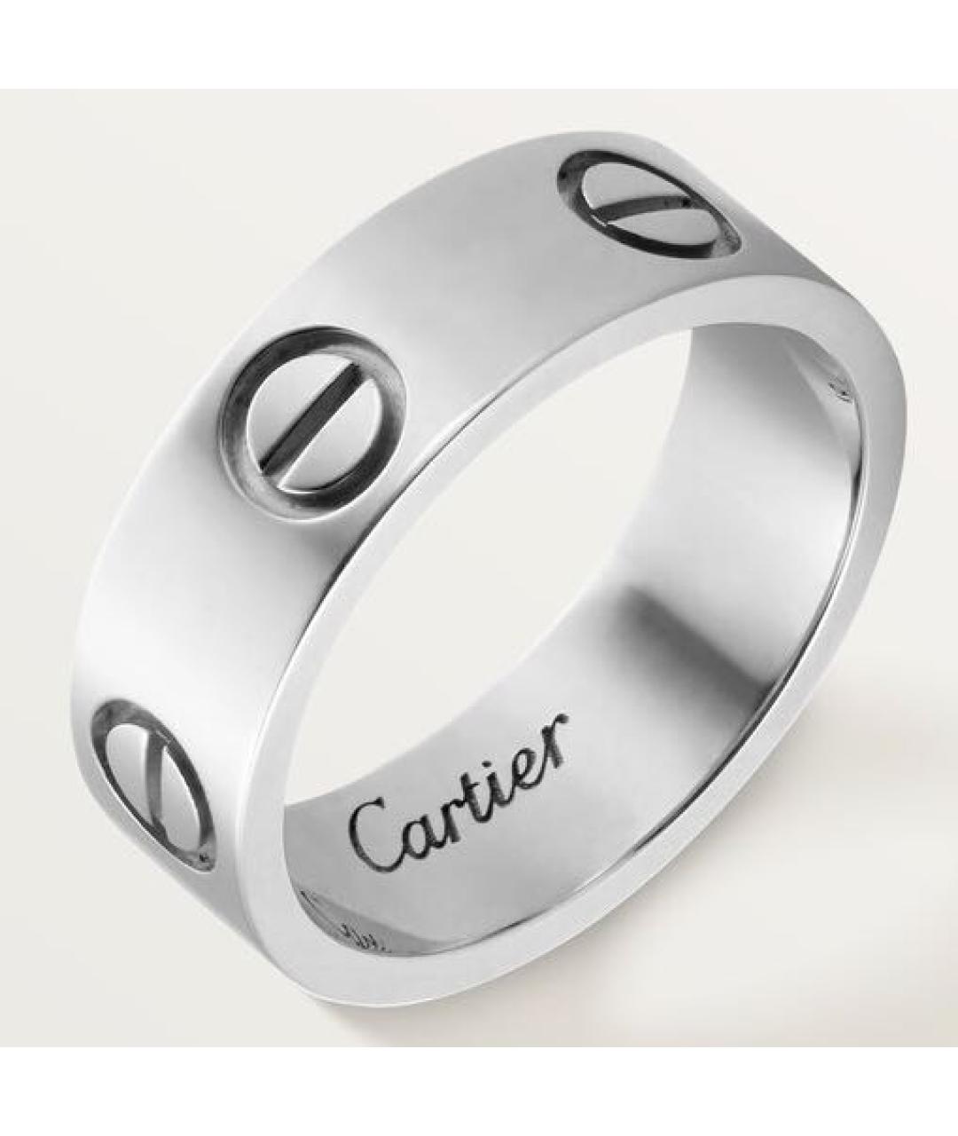 CARTIER Серебряное кольцо из белого золота, фото 4