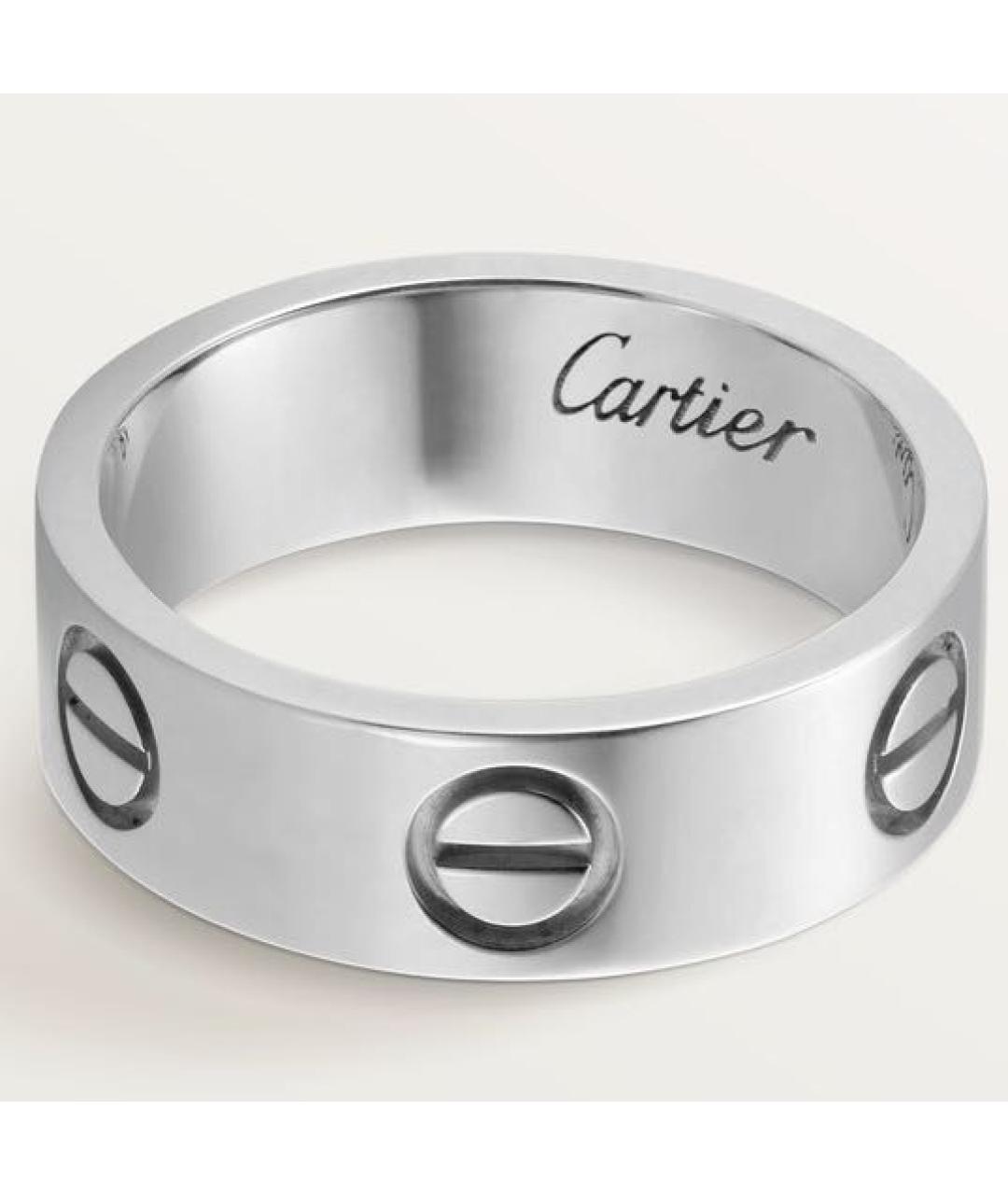 CARTIER Серебряное кольцо из белого золота, фото 2