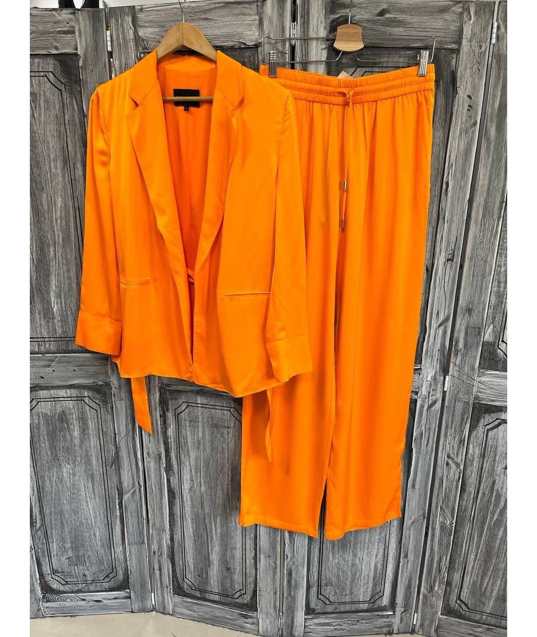 BCBG MAXAZRIA Оранжевый костюм с брюками, фото 3