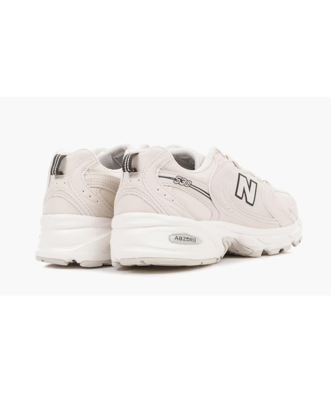 NEW BALANCE Бежевые текстильные кроссовки, фото 2