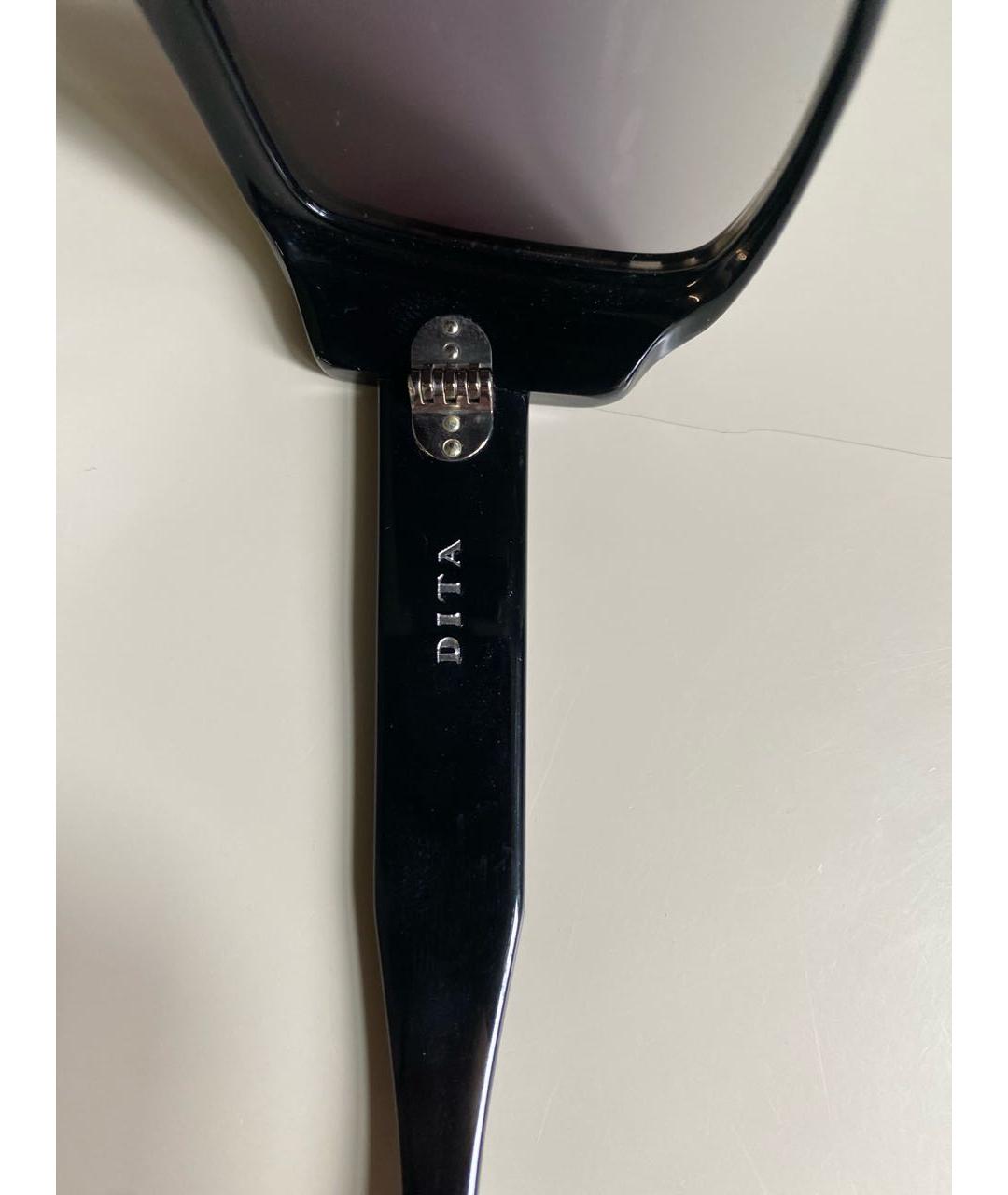 DITA WESTBOUND Черные пластиковые солнцезащитные очки, фото 6