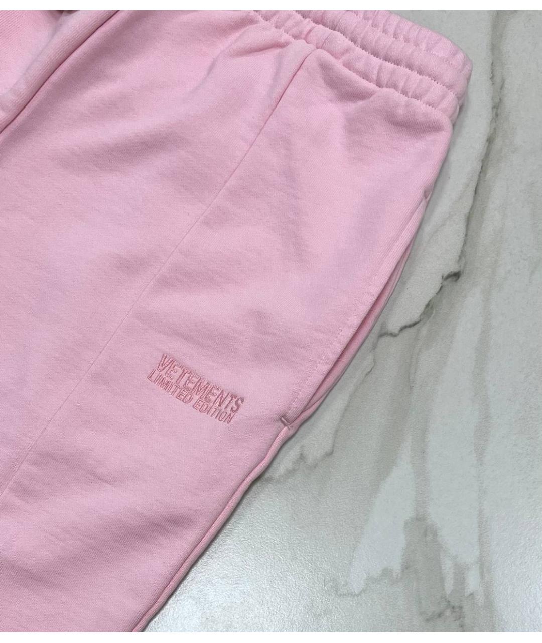 VETEMENTS Розовые спортивные брюки и шорты, фото 2
