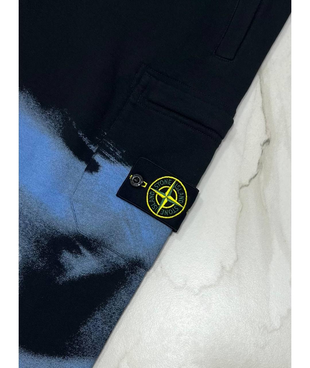 STONE ISLAND Синие повседневные брюки, фото 3