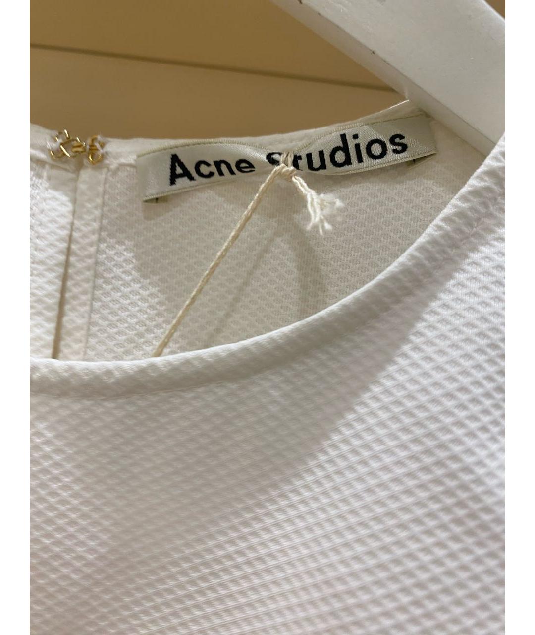 ACNE STUDIOS Белая хлопковая майка, фото 6