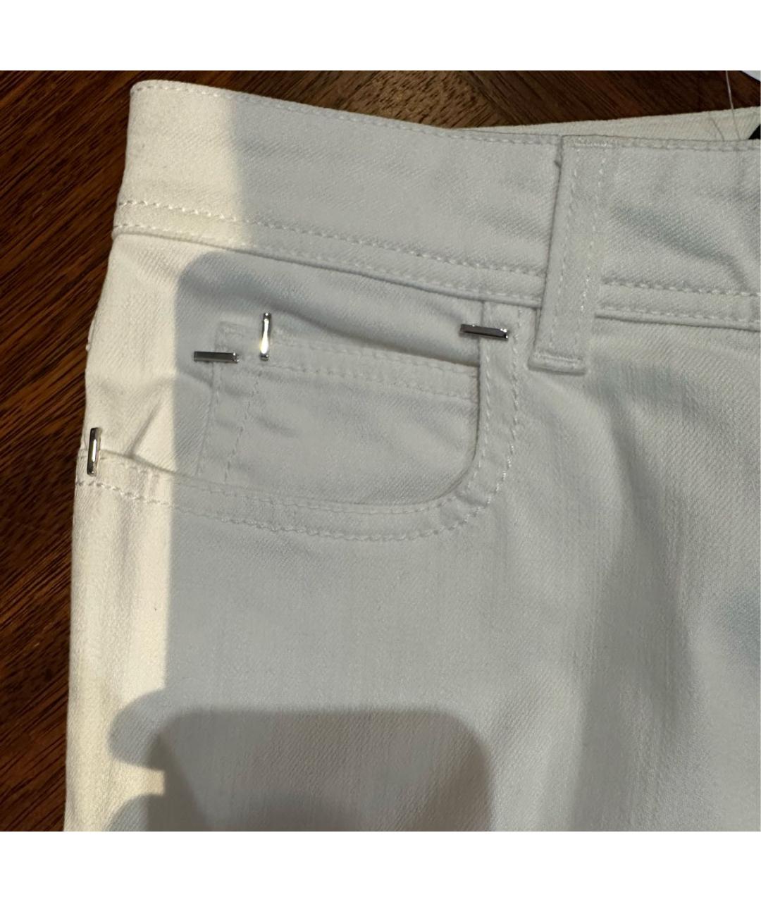 TOM FORD Белые хлопко-эластановые джинсы клеш, фото 5